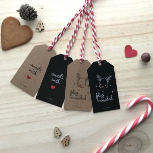 Etiquetas Navideñas imprimibles