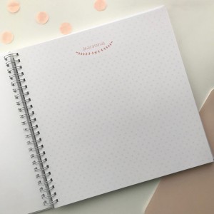 Libro de Firmas Estrella Coral 25x25
