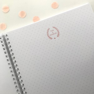 Libro de Firmas Estrella Coral 25x25