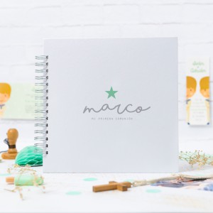 Libro de Firmas Estrella Mint 25x25