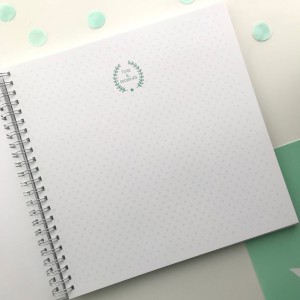 Libro de Firmas Estrella Mint 25x25
