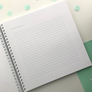 Libro de Firmas Estrella Mint 25x25