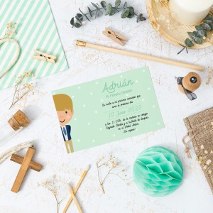 Pack Invitaciones Niño Horizontal