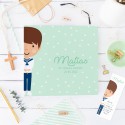 Libro Comulgante Círculos Mint 25x25