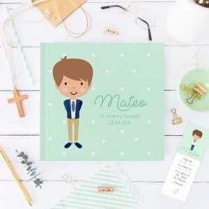 Libro Comulgante Estrellas Mint 25x25