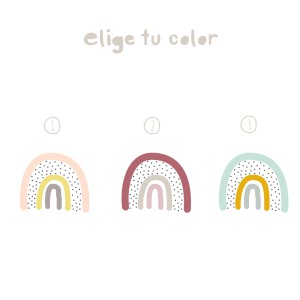 Lámina Arcoiris Topos