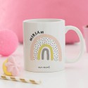 Taza "Todo va a ir bien" coral